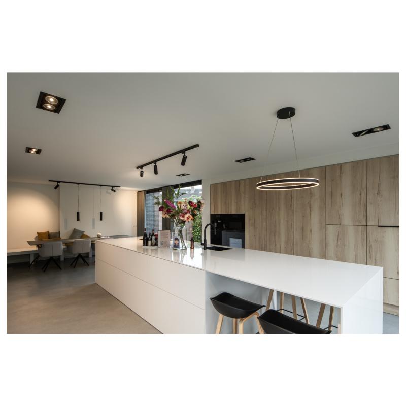 SLV 1007559 KADUX Deckeneinbauleuchte double 3000K 38° IP 20 quadratisch schwarz