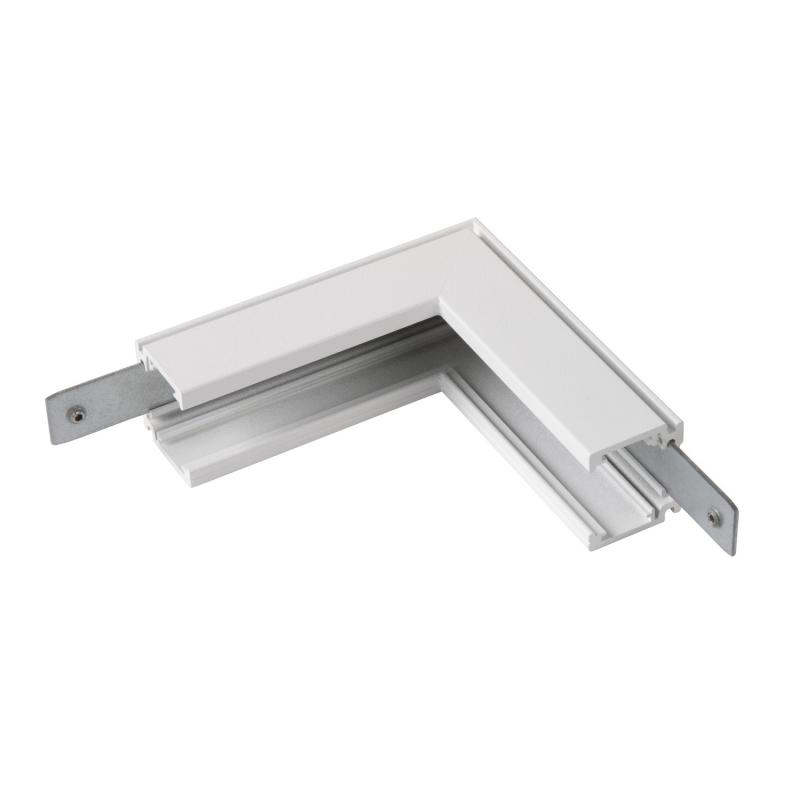 SLV 1006580 L-Verbinder mechanisch 48V TRACK für Aufbauschiene standard Stereo weiß