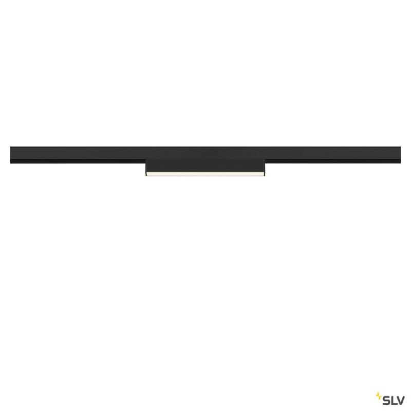 SLV 1006619 IN-LINE 22, 48V Spot, opal, DALI, schwarz, 7.3 W, 680 lm, 4000 K, CRI 90, 95°