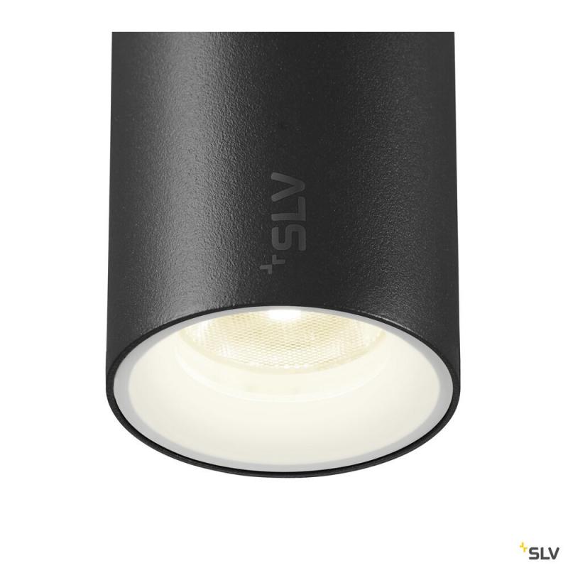 SLV 1006688 NUMINOS® XS, 48V Spot, rund, 4000 K, 8.7 W, DALI 2, 20°, matt schwarz / matt weiß