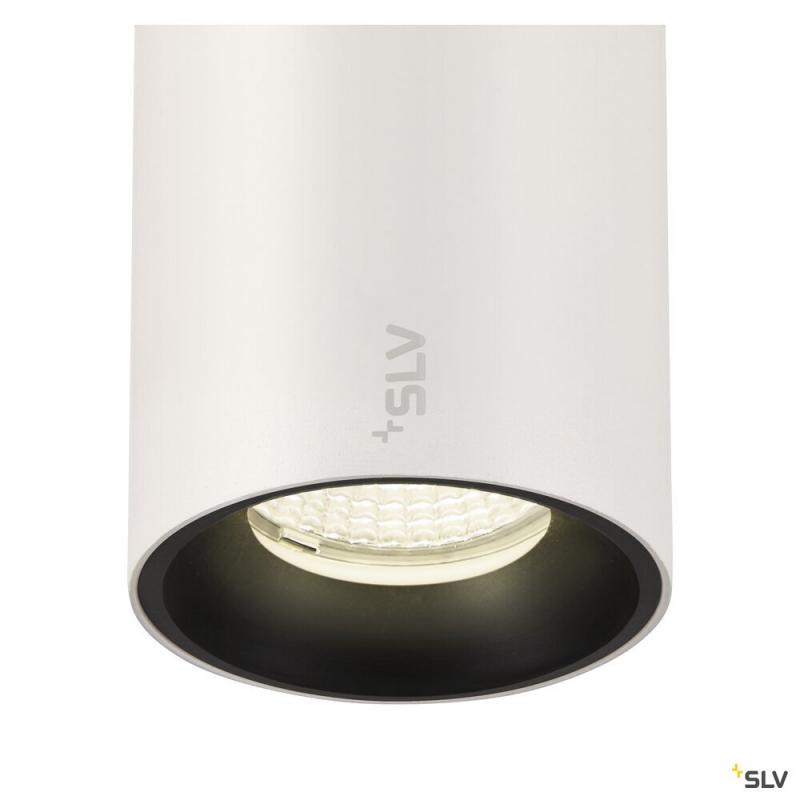 SLV 1006756 NUMINOS® S, 48V Spot, rund, 4000 K, 16 W, DALI 2, 55°, matt weiß / matt schwarz