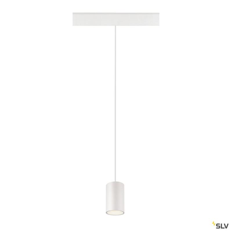 SLV 1006811 NUMINOS® XS, 48V Pendelleuchte, Pendellänge 150 cm, 4000 K, 55°, DALI 2, matt weiß
