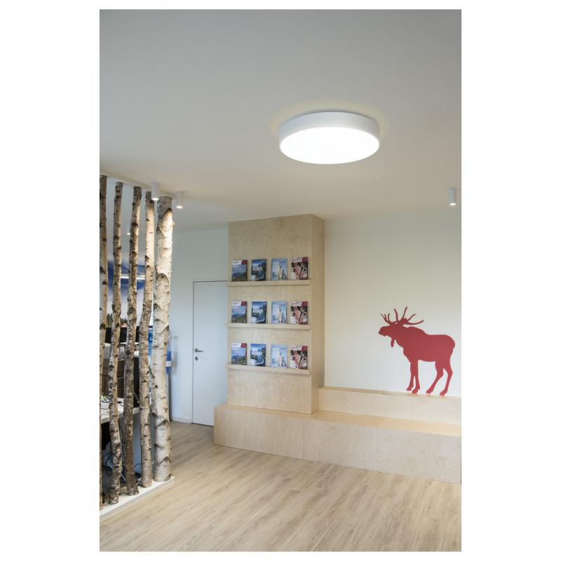 SLV 1007299 MEDO® PRO 40 Wand- und Deckenaufbauleuchte rund 3000/4000K 19W Phasenabschnitt 110° weiß