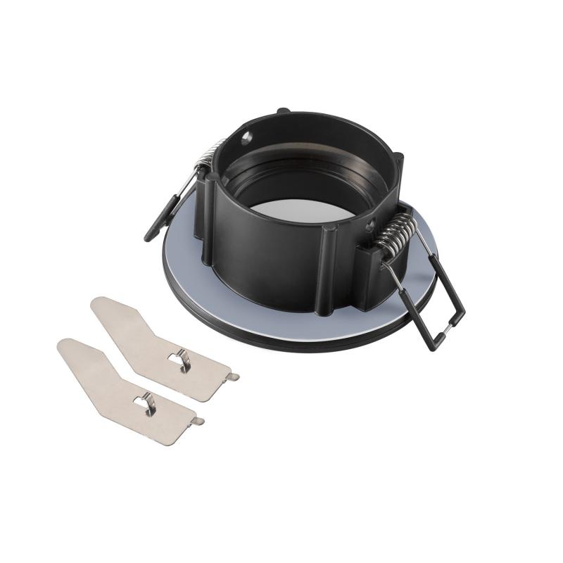 SLV 1007336 NEW TRIA® 68 Deckeneinbauring D: 8.3 H: 3.55 cm IP 65 inkl. Glas schwarz