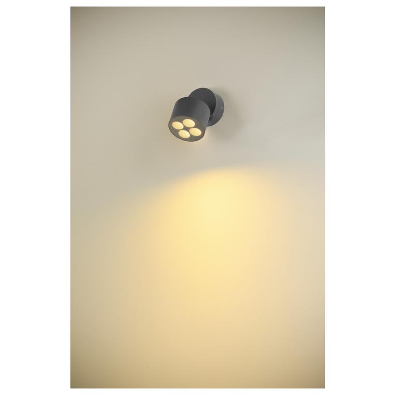 SLV 1007511 R-CUBE Wand- und Deckenaufbauleuchte 2700/3000K 15W PHASE 70° anthrazit