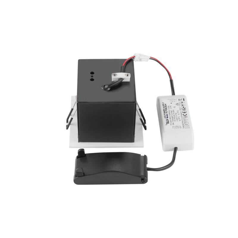 SLV 1007552 KADUX Deckeneinbauleuchte single 3000K 38° IP 20 quadratisch weiß