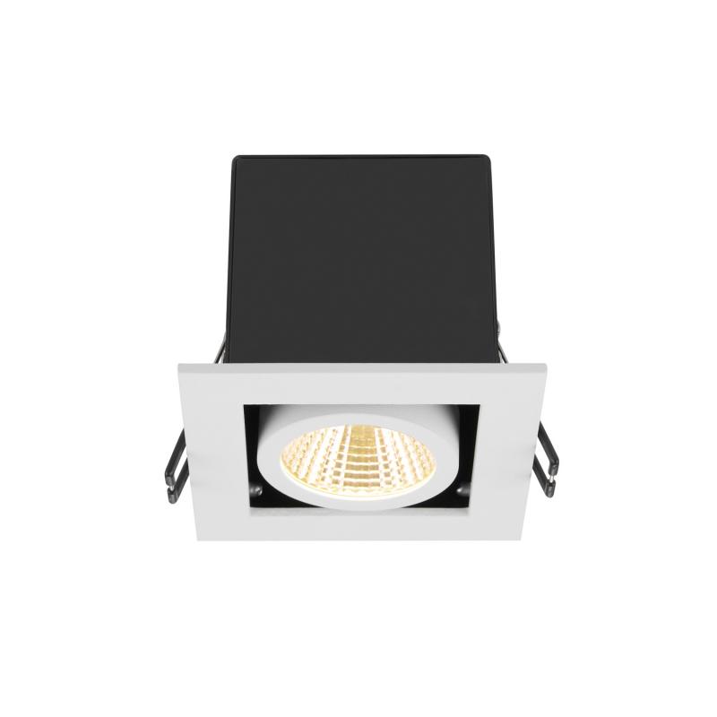 SLV 1007552 KADUX Deckeneinbauleuchte single 3000K 38° IP 20 quadratisch weiß