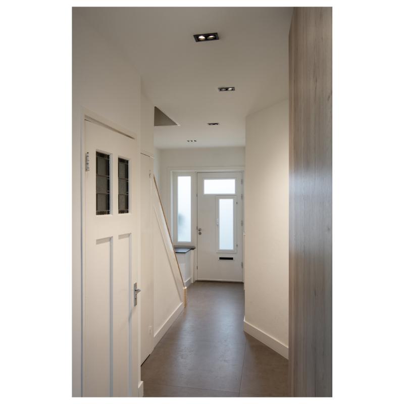 SLV 1007559 KADUX Deckeneinbauleuchte double 3000K 38° IP 20 quadratisch schwarz