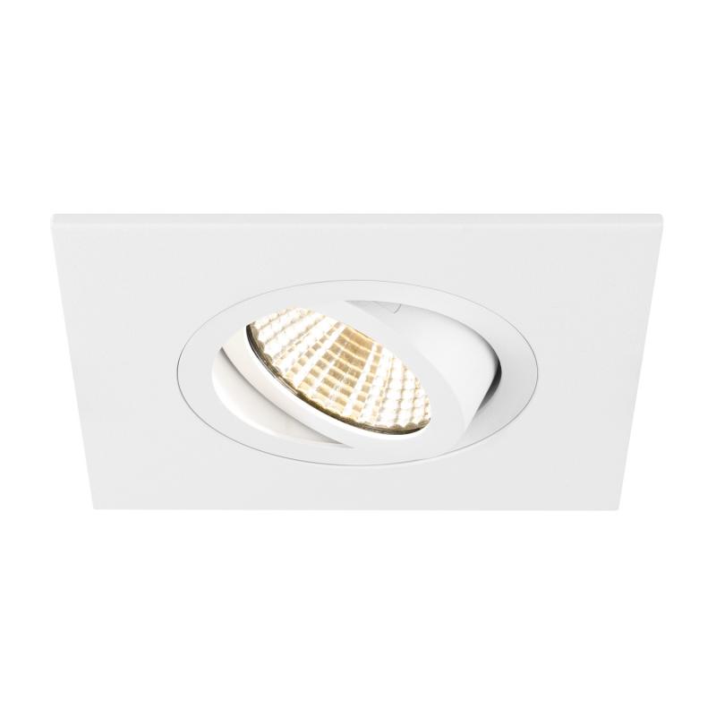 SLV 1007634 NEW TRIA® 75 XL Deckeneinbauring L: 11 B: 11 H: 2.6 cm weiß