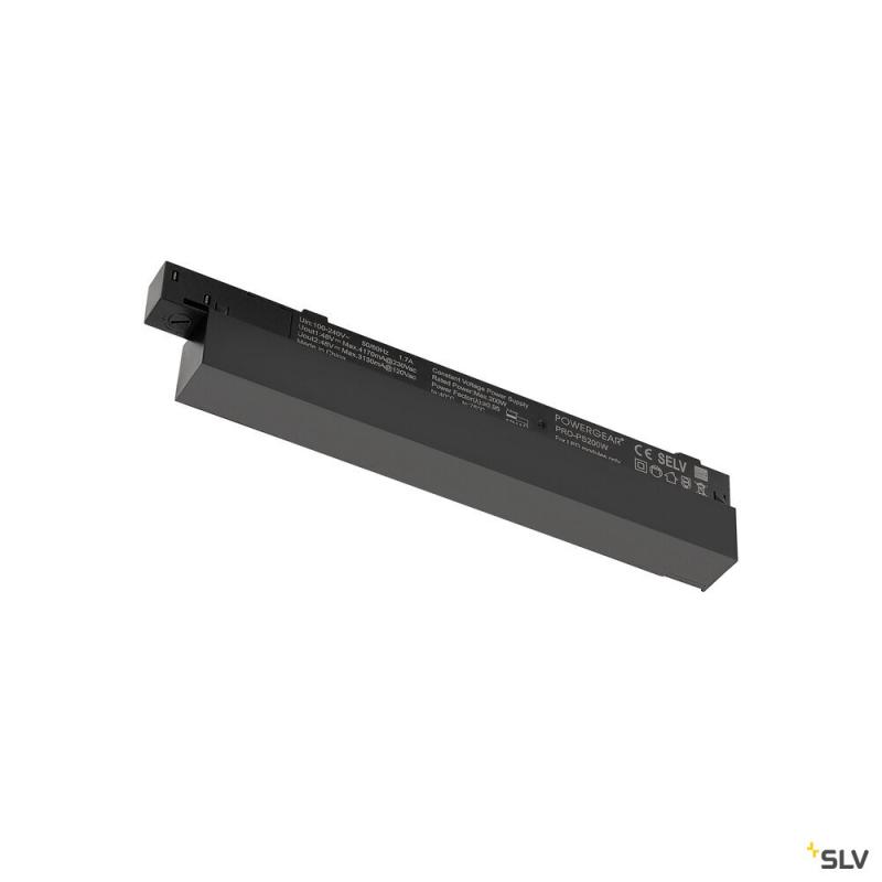 SLV 1007874 48V SYSTEM, Intrack LED Treiber, 48VDC, 200 W, On/Off, Klemme für 220- 240VAC Anschlusskabel, Kabelkammer, schwarz