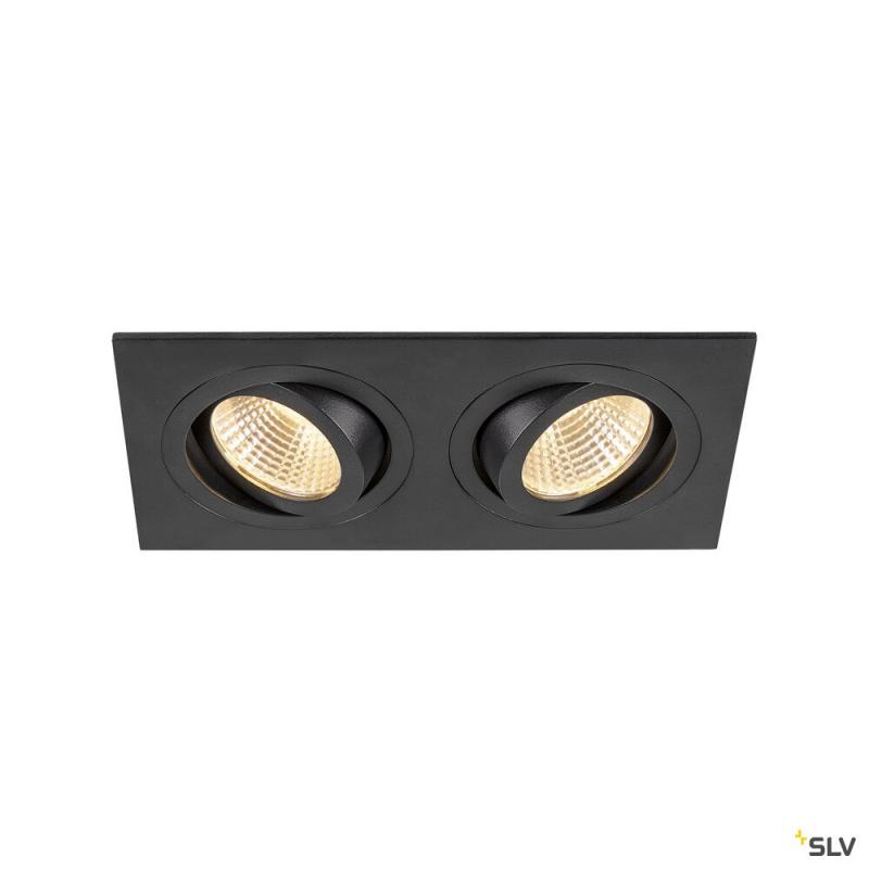 SLV 1008006 NEW TRIA® 155, DOUBLE LED-Modul, 3000 K, 38°, PHASE, schwarz