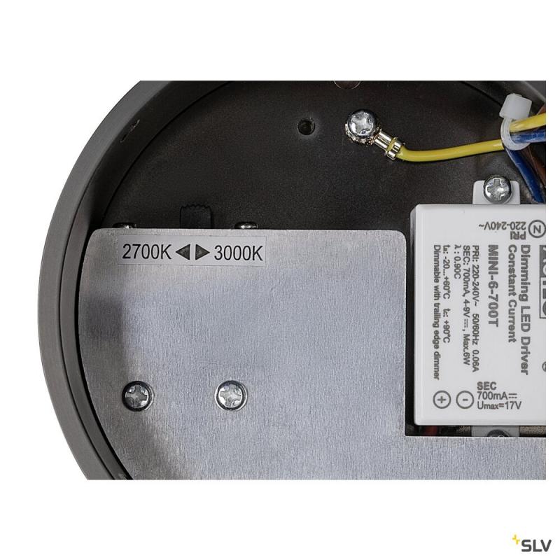 SLV 1008032 QUIMERA, Pendelleuchte, Pendellänge 150 cm, 2700/3000 K, PHASE, dunkel bronze