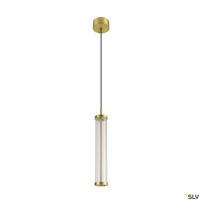 SLV 1008033 QUIMERA, Pendelleuchte, Pendellänge 150 cm, 2700/3000 K, PHASE, gebürstet messing