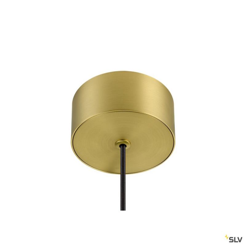 SLV 1008033 QUIMERA, Pendelleuchte, Pendellänge 150 cm, 2700/3000 K, PHASE, gebürstet messing