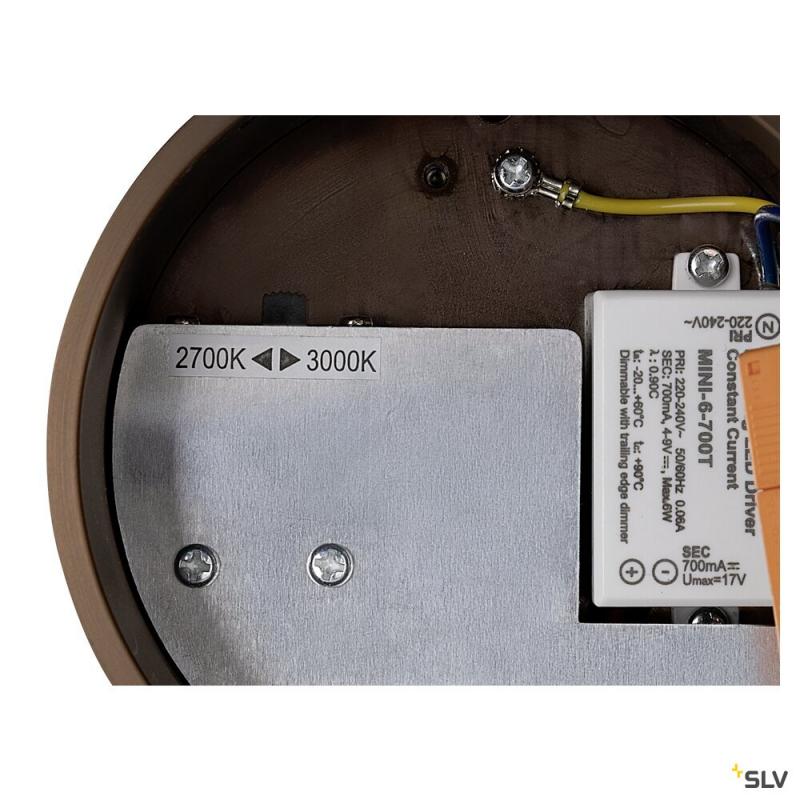 SLV 1008034 QUIMERA, Pendelleuchte, Pendellänge 150 cm, 2700/3000 K, PHASE, dunkel kupfer