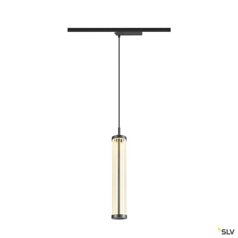 SLV 1008041 QUIMERA, 1~ Pendelleuchte, Pendellänge 150 cm, 2700 K, PHASE, dunkel bronze