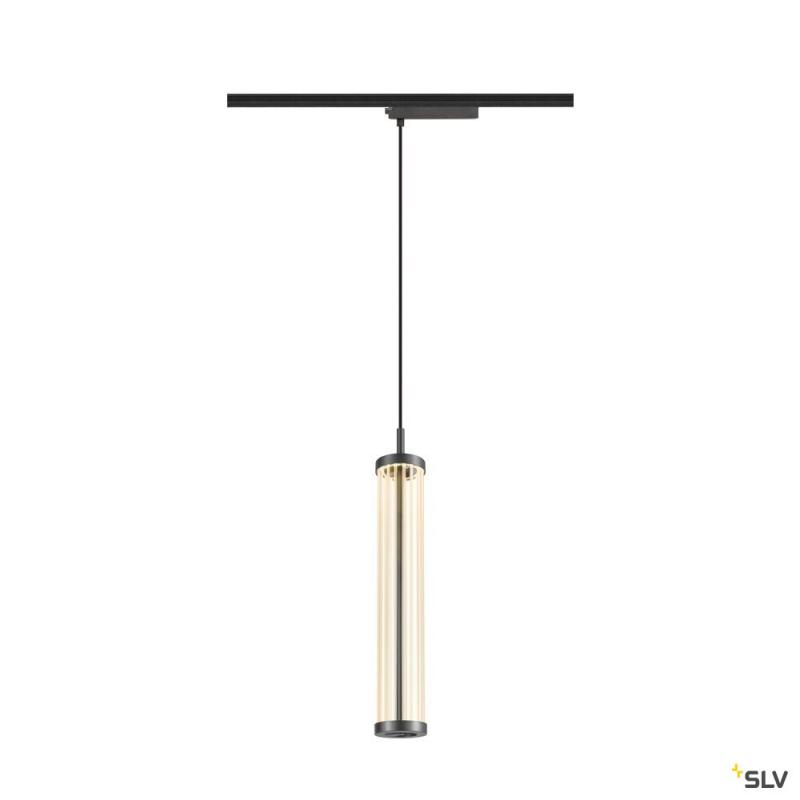 SLV 1008041 QUIMERA, 1~ Pendelleuchte, Pendellänge 150 cm, 2700 K, PHASE, dunkel bronze