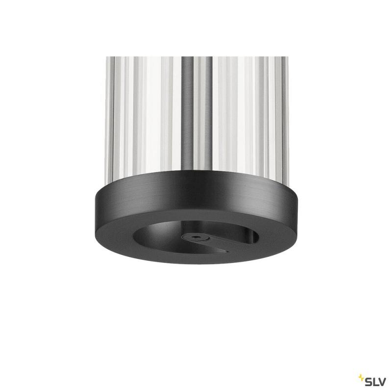 SLV 1008041 QUIMERA, 1~ Pendelleuchte, Pendellänge 150 cm, 2700 K, PHASE, dunkel bronze