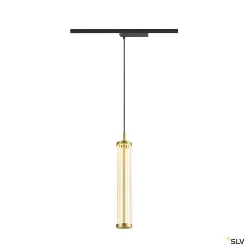 SLV 1008042 QUIMERA, 1~ Pendelleuchte, Pendellänge 150 cm, 2700 K, PHASE, gebürstet messing