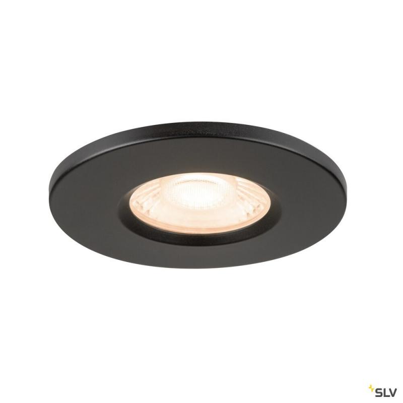 SLV 1008067 UNIVERSAL DOWNLIGHT Abdeckung, für Downlight, IP65, rund, schwarz