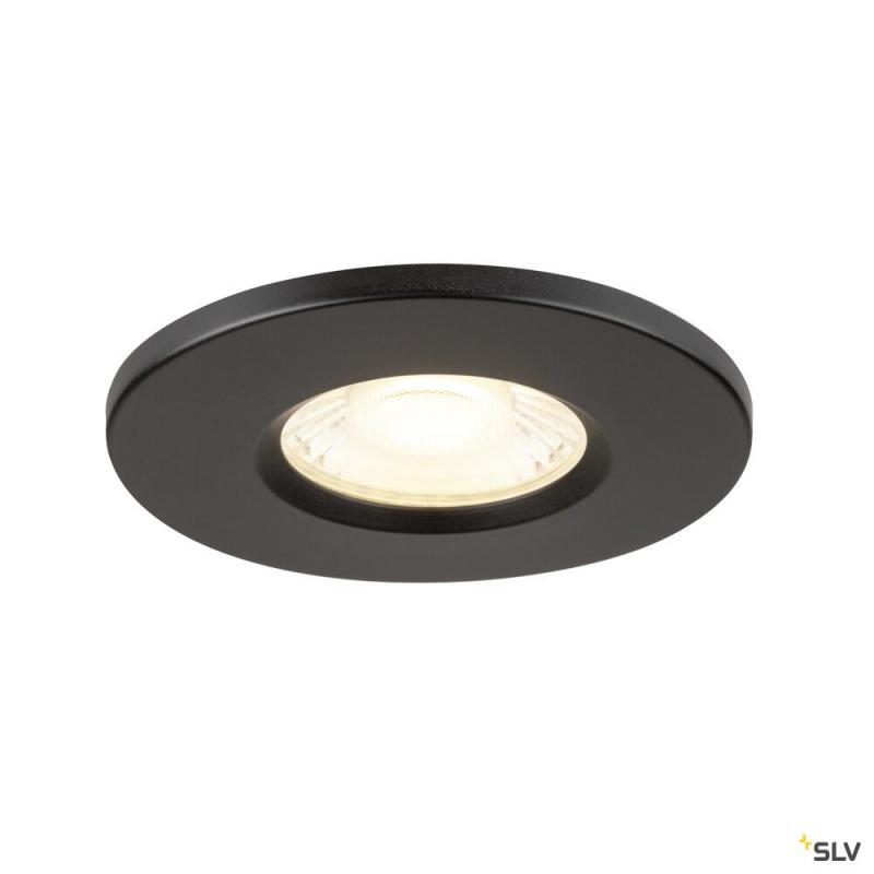 SLV 1008067 UNIVERSAL DOWNLIGHT Abdeckung, für Downlight, IP65, rund, schwarz