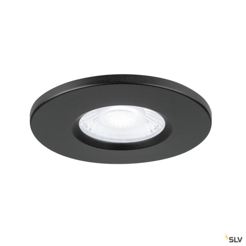 SLV 1008067 UNIVERSAL DOWNLIGHT Abdeckung, für Downlight, IP65, rund, schwarz