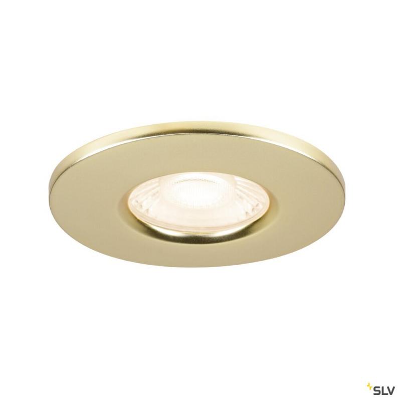 SLV 1008070 UNIVERSAL DOWNLIGHT Abdeckung, für Downlight, IP65, rund, gold matt