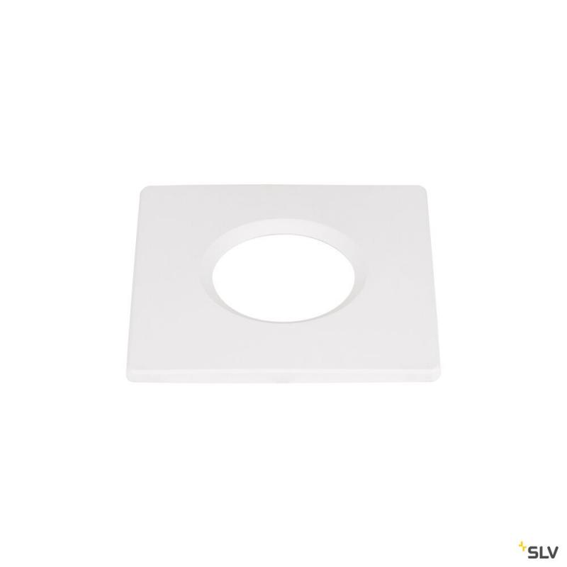 SLV 1008095 UNIVERSAL DOWNLIGHT Abdeckung, für Downlight, IP65, eckig, weiß