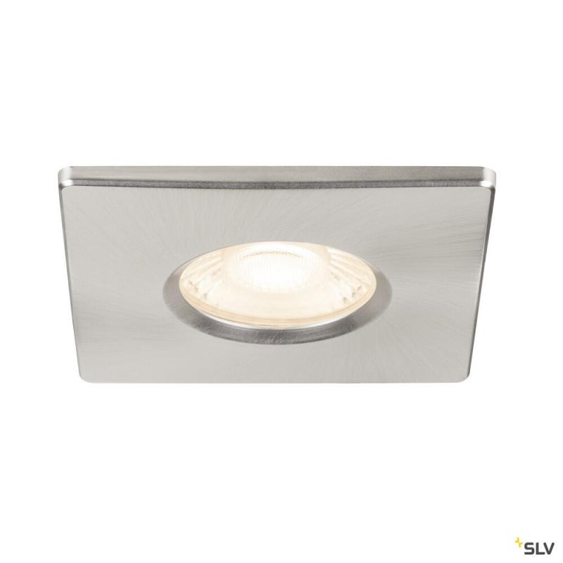 SLV 1008097 UNIVERSAL DOWNLIGHT Abdeckung, für Downlight, IP65, eckig, aluminium