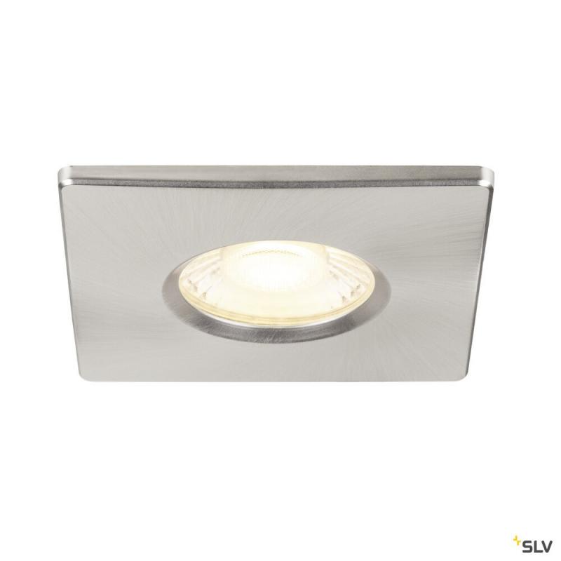 SLV 1008097 UNIVERSAL DOWNLIGHT Abdeckung, für Downlight, IP65, eckig, aluminium