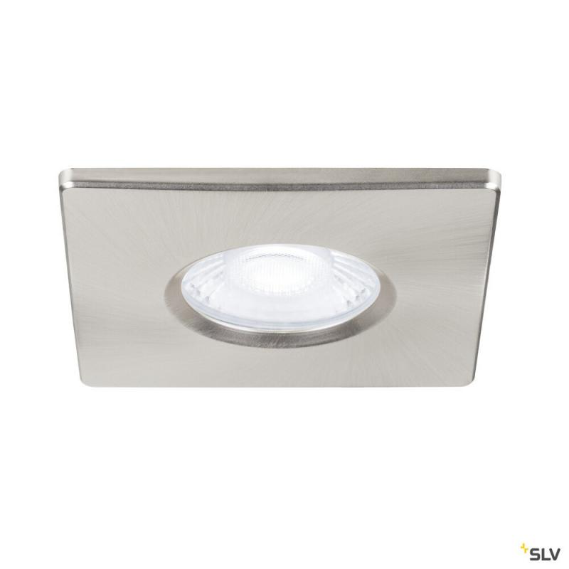 SLV 1008097 UNIVERSAL DOWNLIGHT Abdeckung, für Downlight, IP65, eckig, aluminium