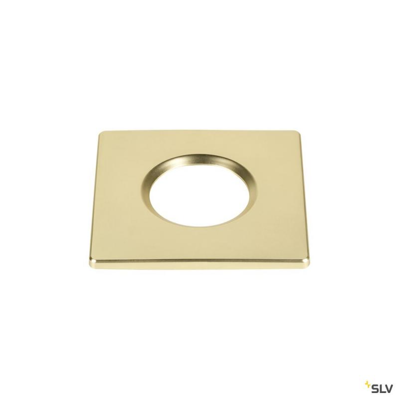 SLV 1008098 UNIVERSAL DOWNLIGHT Abdeckung, für Downlight, IP65, eckig, gold matt