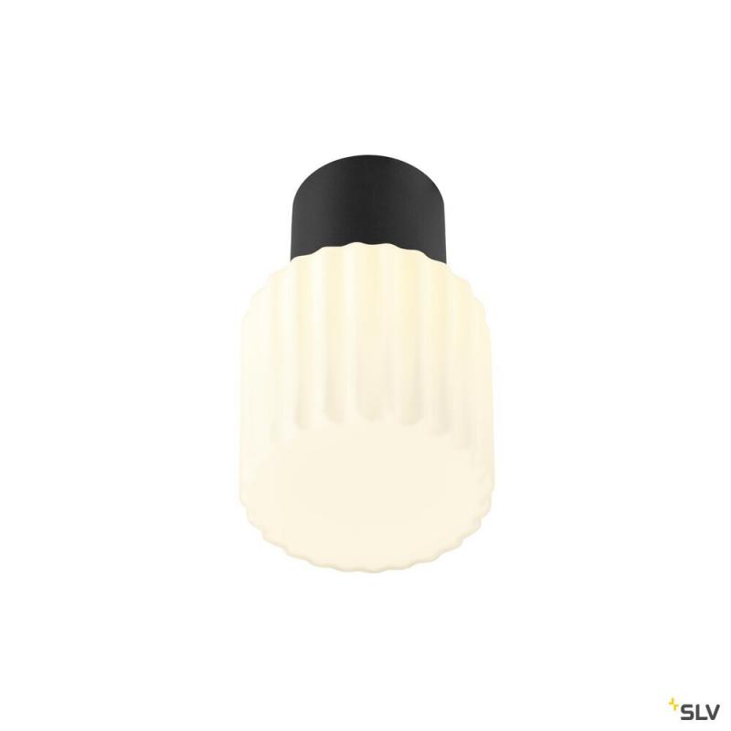 SLV 1008099 VARYT, Deckenaufbauleuchte, rund, 1x max. 6 W, E14, schwarz