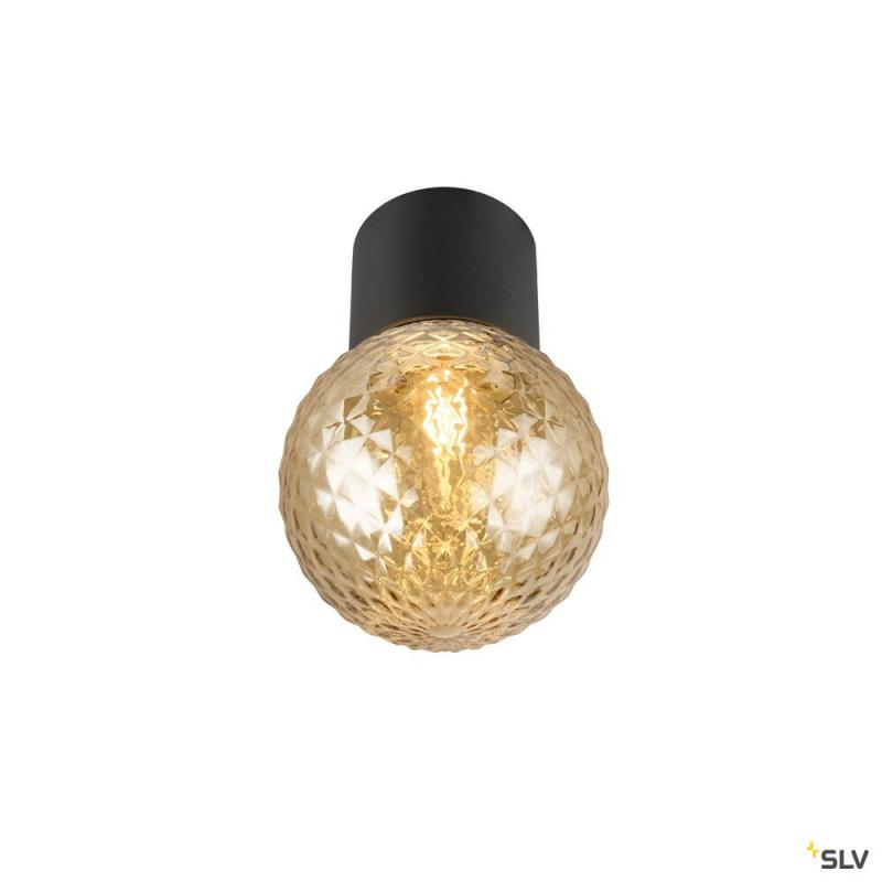 SLV 1008099 VARYT, Deckenaufbauleuchte, rund, 1x max. 6 W, E14, schwarz