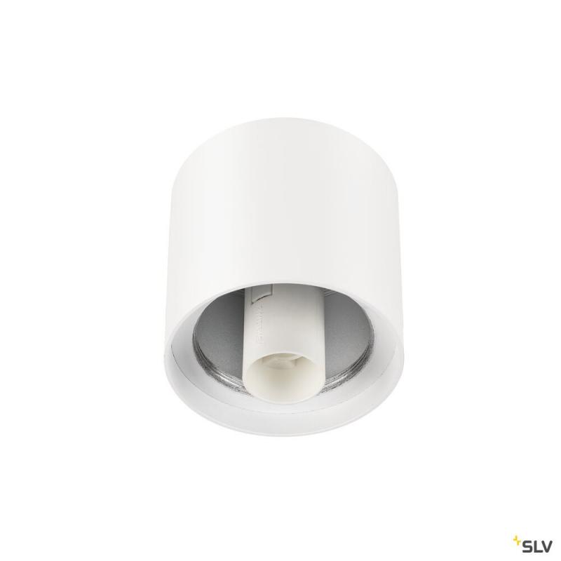 SLV 1008100 VARYT, Deckenaufbauleuchte, rund, 1x max. 6 W, E14, weiß