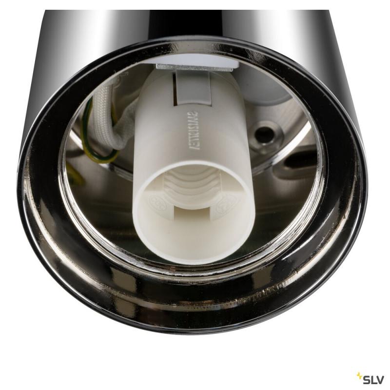 SLV 1008101 VARYT, Deckenaufbauleuchte, rund, 1x max. 6 W, E14, chrom