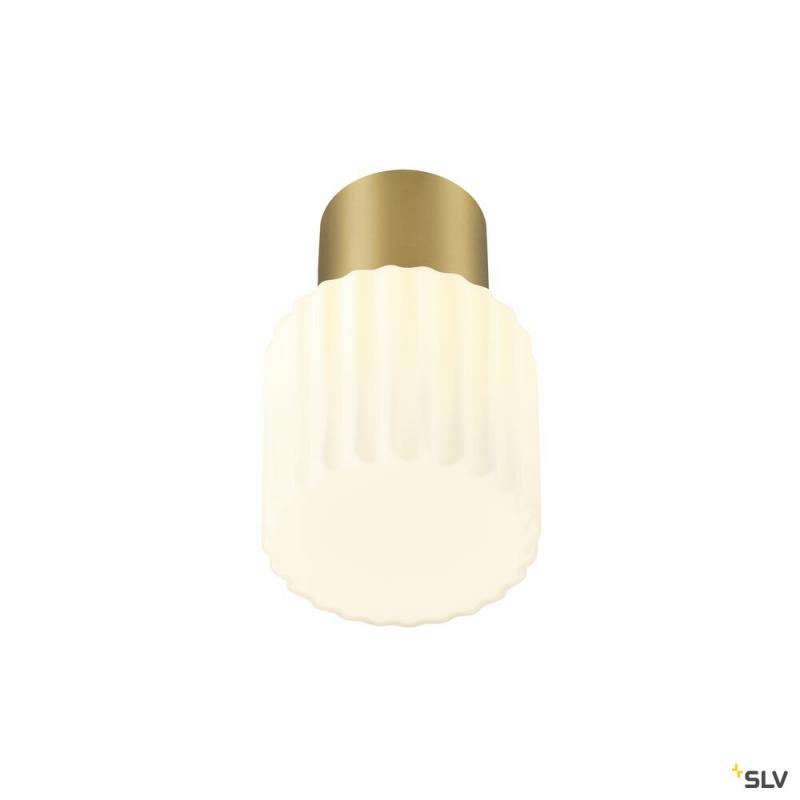 SLV 1008102 VARYT, Deckenaufbauleuchte, rund, 1x max. 6 W, E14, messing