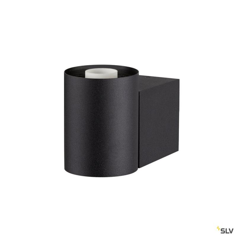 SLV 1008104 VARYT, Wandaufbauleuchte, rund, 1x max. 6 W, E14, schwarz