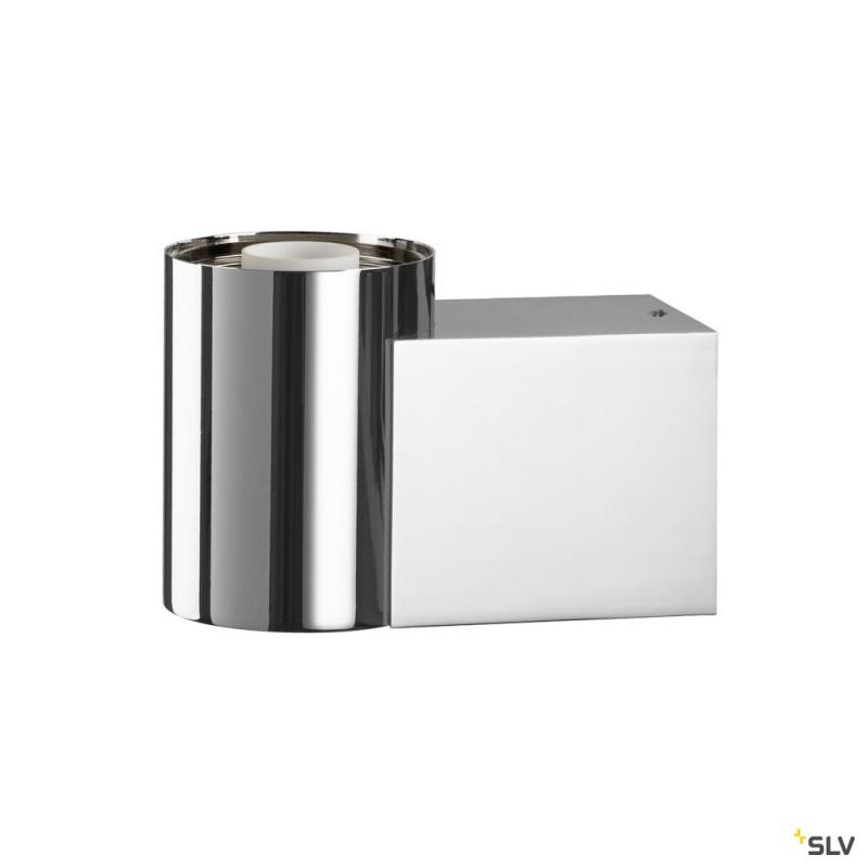 SLV 1008106 VARYT, Wandaufbauleuchte, rund, 1x max. 6 W, E14, chrom
