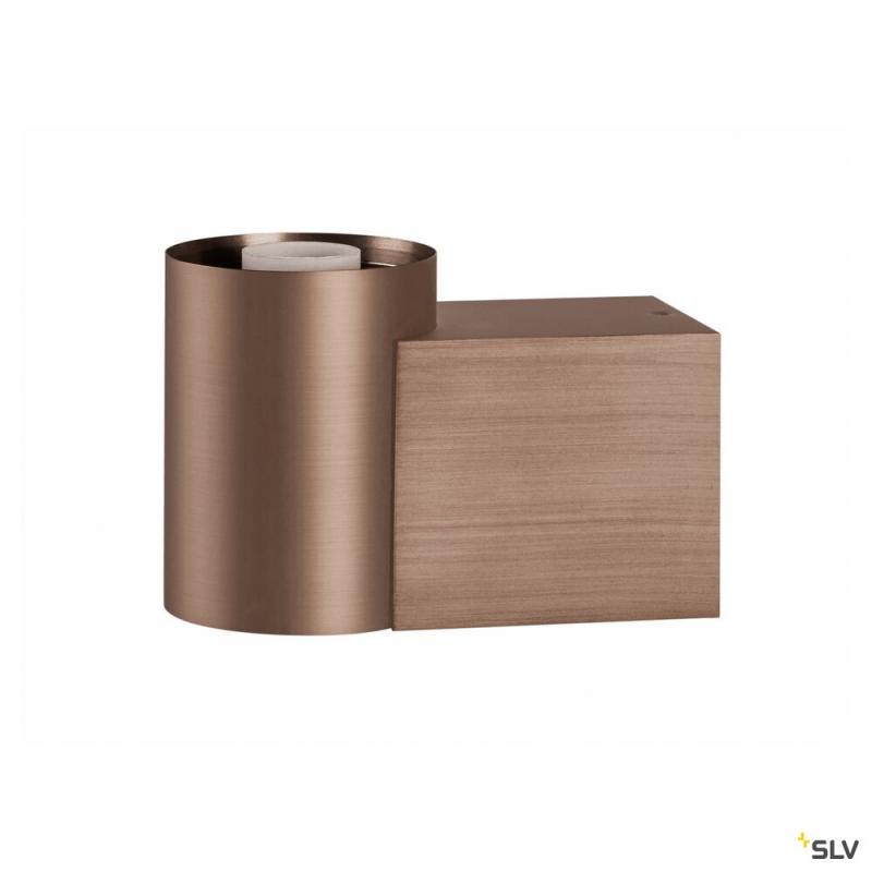 SLV 1008108 VARYT, Wandaufbauleuchte, rund, 1x max. 6 W, E14, kupfer