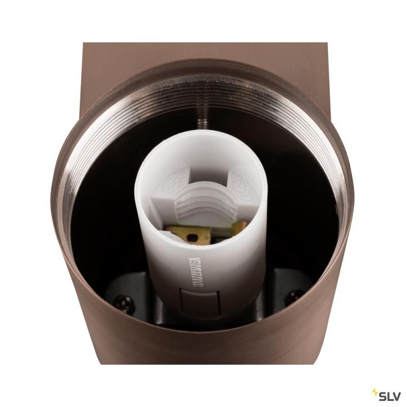SLV 1008108 VARYT, Wandaufbauleuchte, rund, 1x max. 6 W, E14, kupfer