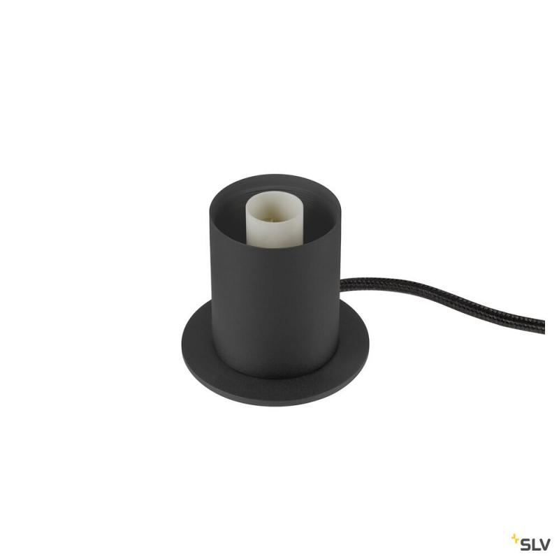 SLV 1008109 VARYT, Tischleuchte, rund, 1x max. 6 W, E14, schwarz