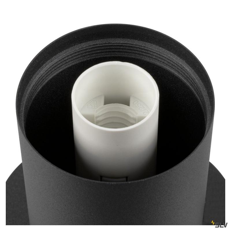 SLV 1008109 VARYT, Tischleuchte, rund, 1x max. 6 W, E14, schwarz