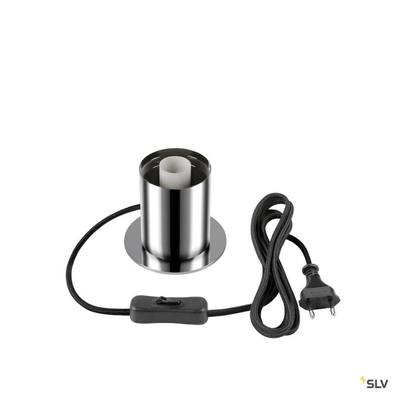 SLV 1008111 VARYT, Tischleuchte, rund, 1x max. 6 W, E14, chrom