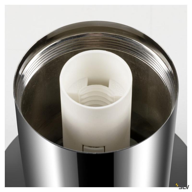 SLV 1008111 VARYT, Tischleuchte, rund, 1x max. 6 W, E14, chrom