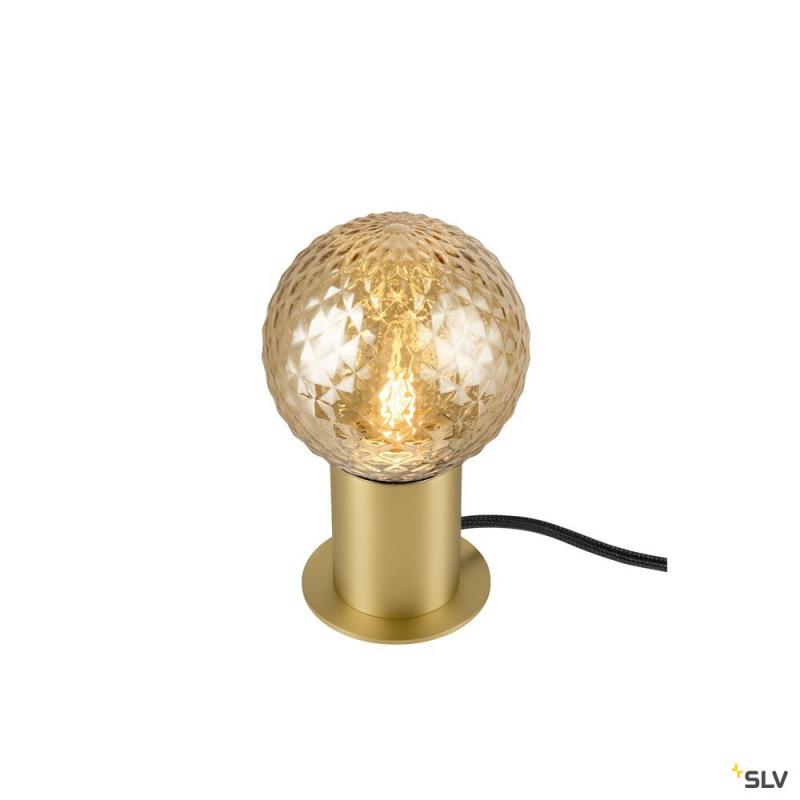 SLV 1008112 VARYT, Tischleuchte, rund, 1x max. 6 W, E14, messing