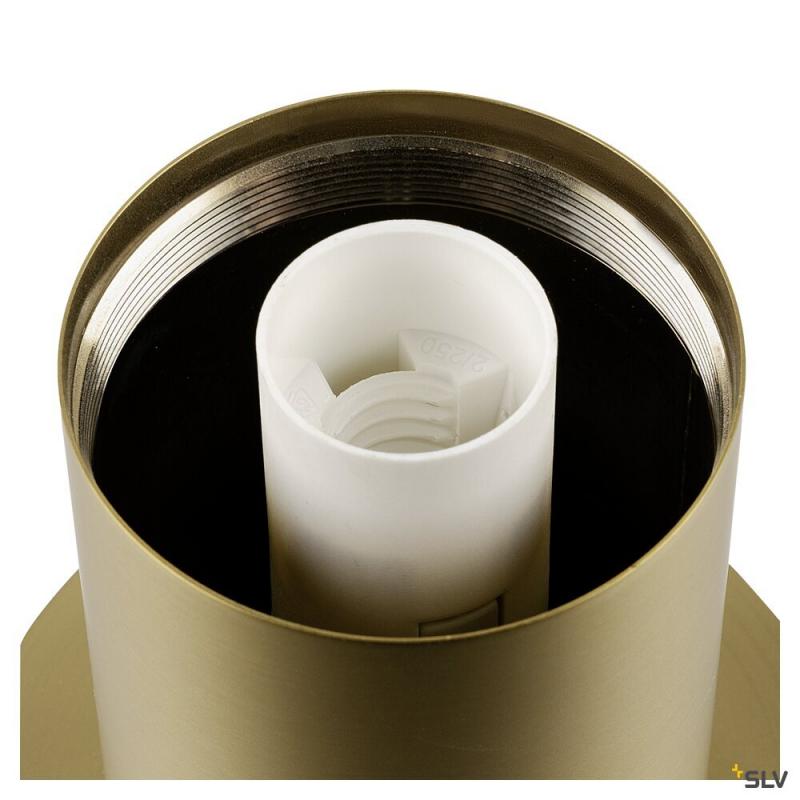 SLV 1008112 VARYT, Tischleuchte, rund, 1x max. 6 W, E14, messing