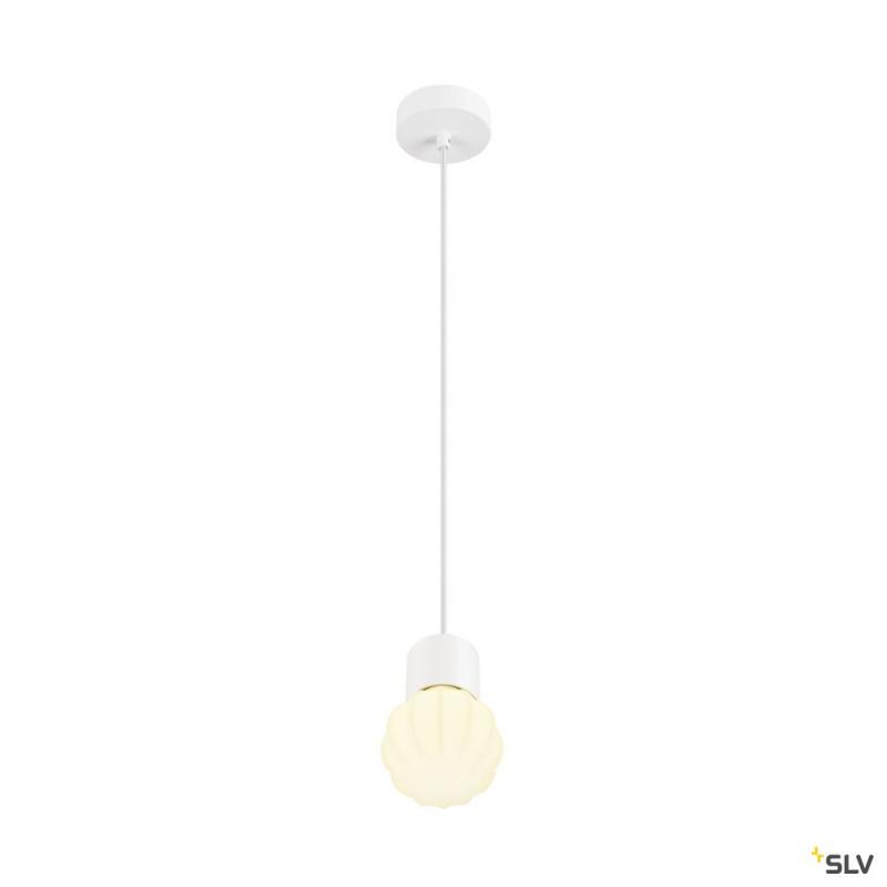 SLV 1008115 VARYT, Pendelleuchte, E14, Pendellänge 150 cm, 1x max. 6 W, weiß
