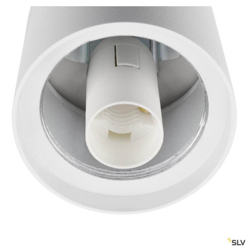 SLV 1008115 VARYT, Pendelleuchte, E14, Pendellänge 150 cm, 1x max. 6 W, weiß