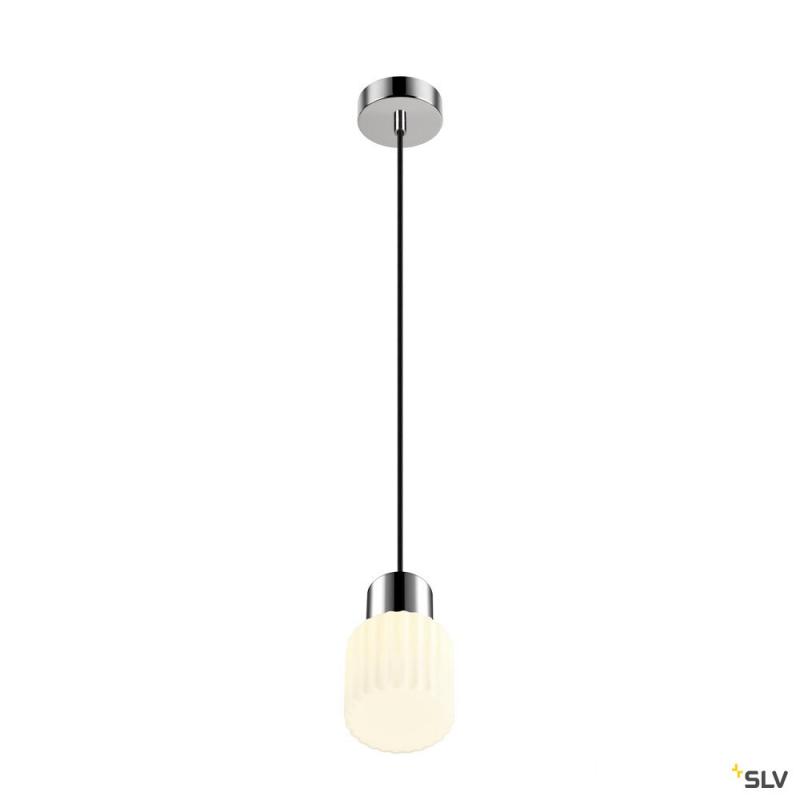 SLV 1008116 VARYT, Pendelleuchte, E14, Pendellänge 150 cm, 1x max. 6 W, chrom